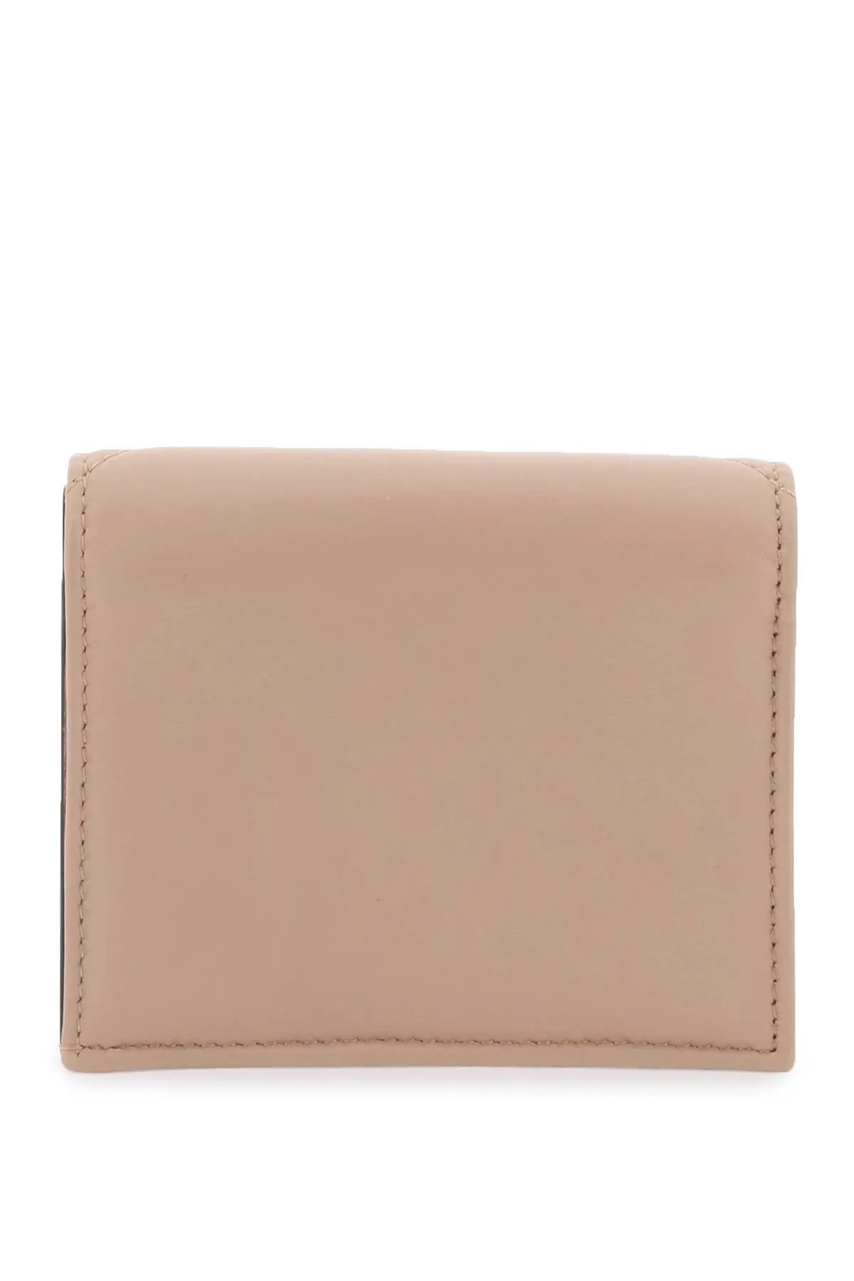 Valentino garavani roman stud small wallet in nappa leather