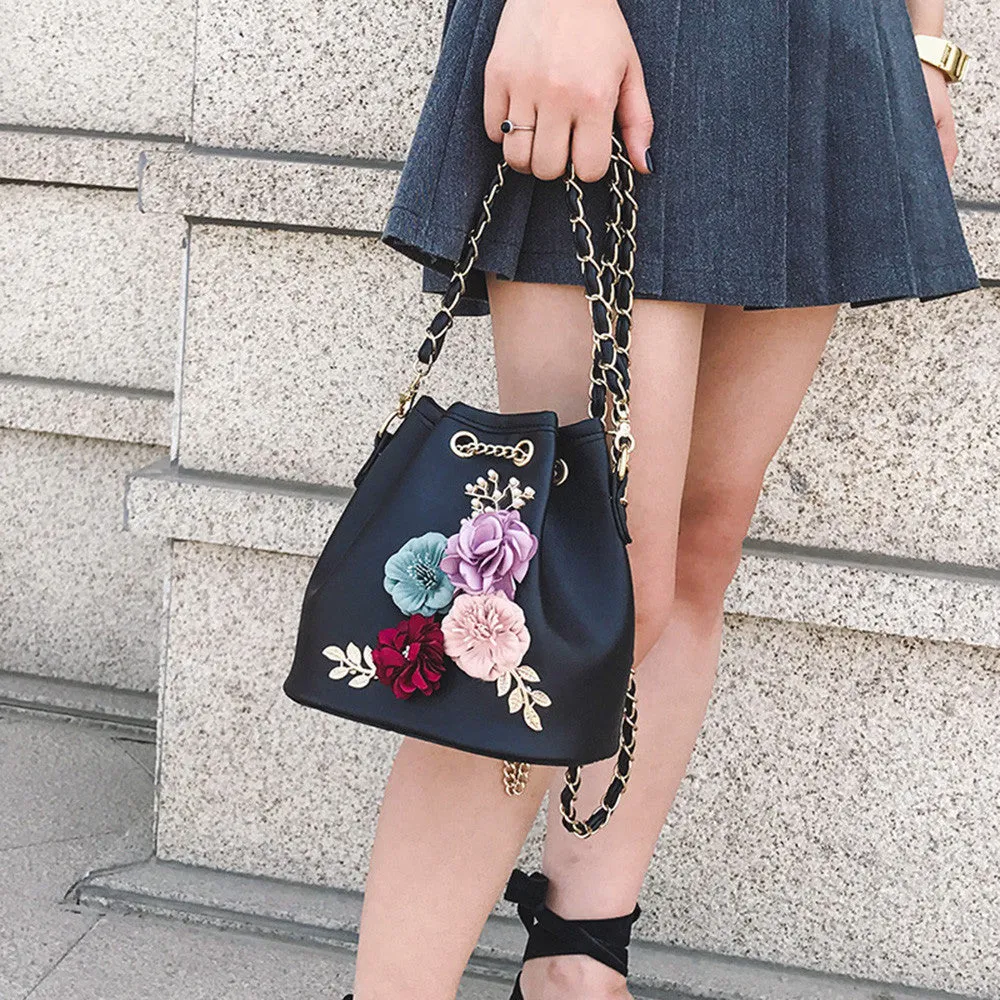 Women New Fashion Applique Handbag