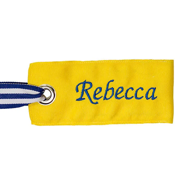 Yellow Luggage Tag