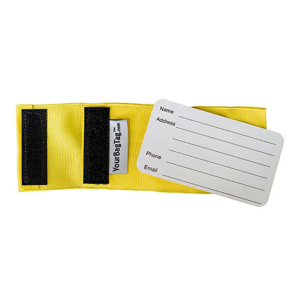 Yellow Luggage Tag